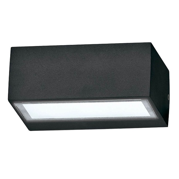 Уличный настенный светильник Ideal Lux Twin Ap1 Big Nero 115375 Фото № 1