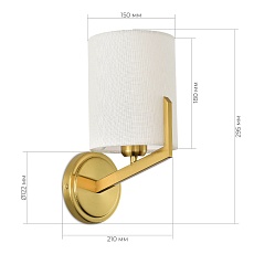 Настенный светильник Evoluce LINTON SLE3010-301-01 2