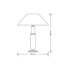 Настольный светильник KUTEK MOOD Natura NAT-LG-1(T) 2