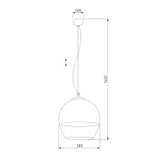 Подвесной светильник TK Lighting 3344 Boulette Graphite 1