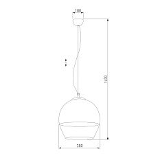 Подвесной светильник TK Lighting 3344 Boulette Graphite 1