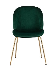 Барный стул Stool Group Турин со спинкой бархат изумрудный золотые ножки 8329C GREEN 5