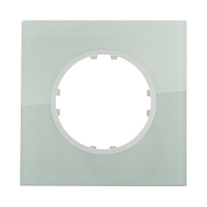 Рамка LK Studio 1-постовая квадрат из натурального светлого стекла Vintage 884111-1