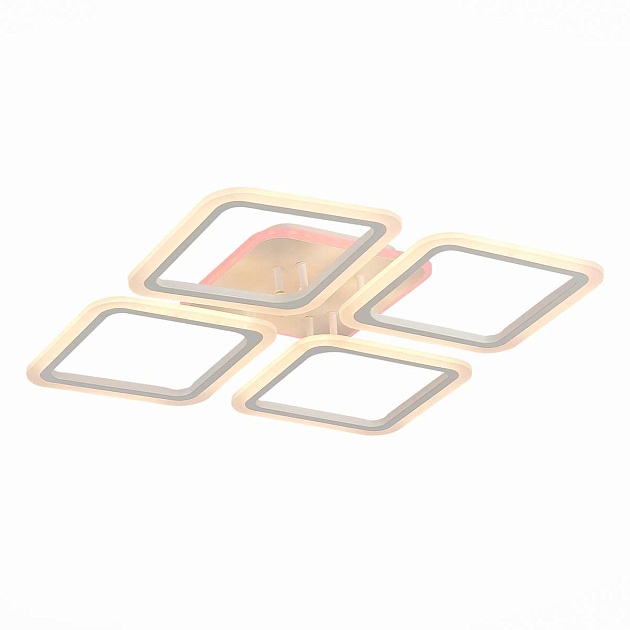 Потолочная светодиодная люстра Evoluce Qutro SLE200452-04RGB изображение 6 Потолочная светодиодная люстра Evoluce Qutro SLE200452-04RGB Фото № 6