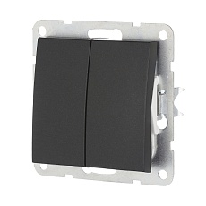 Выключатель LK Studio 2-кл.(схема 5) 16 A, 250 B (черный бархат) LK60 861108-1 1