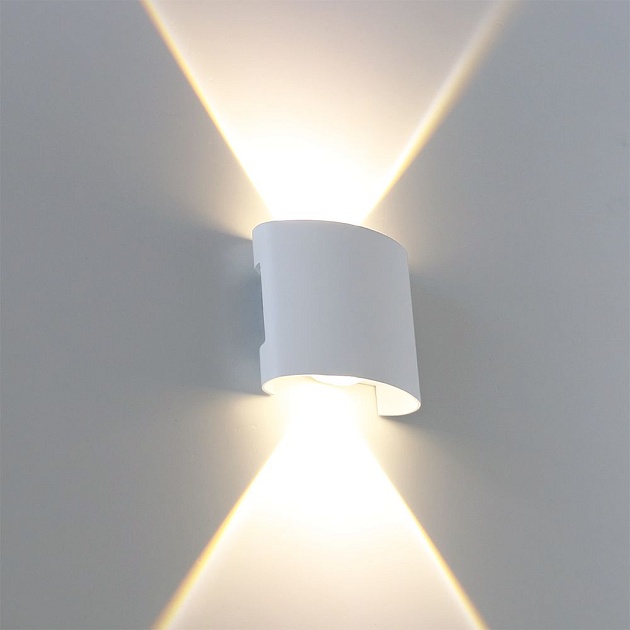 Уличный настенный светодиодный светильник Arte Lamp Bosto A3122AL-2WH фото 4