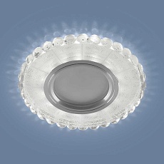 Встраиваемый светильник Elektrostandard 2245 MR16 SL/WH зеркальный/белый a047758 2
