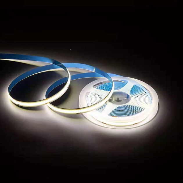 Светодиодная лента Apeyron 10W/m 560LED/m COB теплый/холодный белый 5M 00-492 изображение 4 Светодиодная лента Apeyron 10W/m 560LED/m COB теплый/холодный белый 5M 00-492 Фото № 4