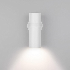 Уличный настенный cветильник Elektrostandard Grin 35000/D белый a061036 1