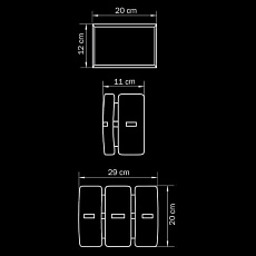 Настенный светильник Lightstar Lamella 801616 1