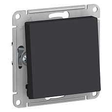 Переключатель одноклавишный Systeme Electric AtlasDesign 10A 250V карбон ATN001061