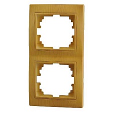 Рамка 2-ая вертикальная Lezard Mira ольха 701-0701-152