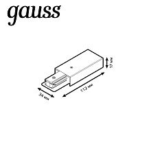 Адаптер питания Gauss TR114 1