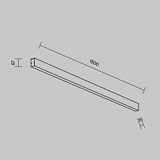 Линейный светильник Maytoni Technical LL311045 1