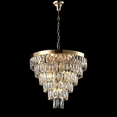 Подвесная люстра Crystal Lux Abigail SP-PL15 D620 Gold/Transparent 1