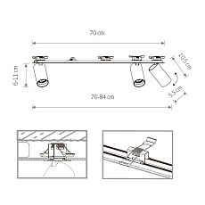 Встраиваемый спот Nowodvorski Mono Surface 7835 1