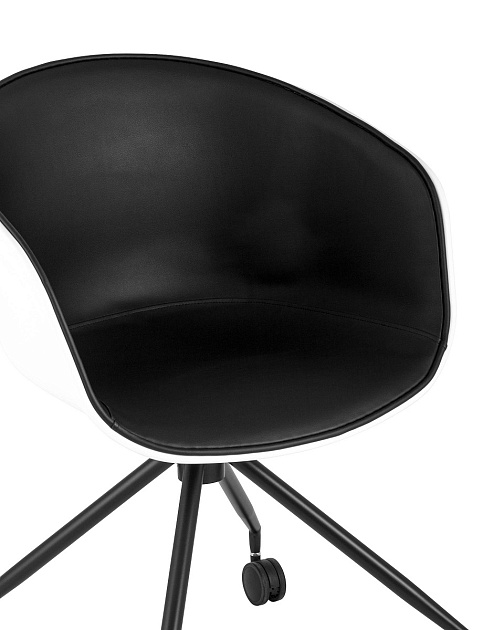 Офисное кресло Stool Group LIBRA пластик белый экокожа SL-7040ZB изображение 7 Офисное кресло Stool Group LIBRA пластик белый экокожа SL-7040ZB Фото № 7