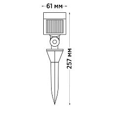Грунтовый светильник Italline IT4008 1