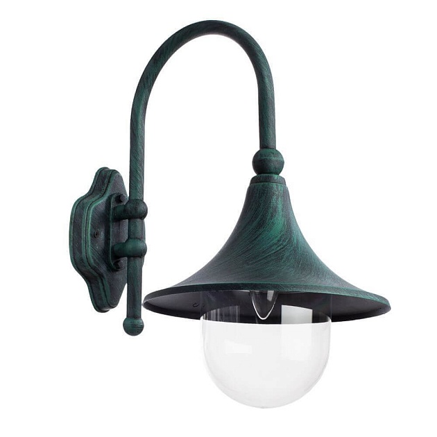 Уличный настенный светильник Arte Lamp Malaga A1082AL-1BG фото 