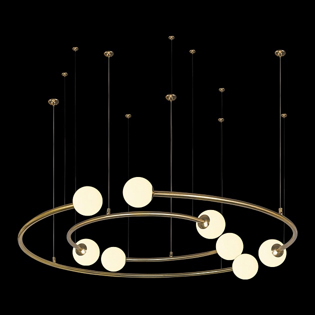 Подвесная люстра Loft IT Infinite 10155/1100 Gold Фото № 3