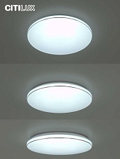 Потолочный светодиодный светильник Citilux Лаконика CL725680G 1