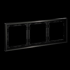 Рамка металлическая на 3 поста, S70 Metal (антрацит) Voltum VLSM120312 2