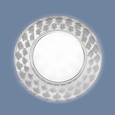 Встраиваемый светильник Elektrostandard 3037 GX53 SL/WH зеркальный/белый a047766 4
