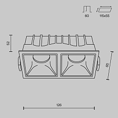 Встраиваемый светильник Maytoni Alfa LED DL043-02-10W4K-SQ-W 5