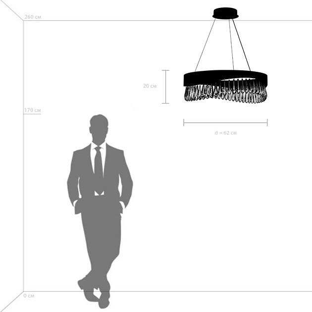 Подвесная светодиодная люстра Lightstar Helio 703163 Фото № 5