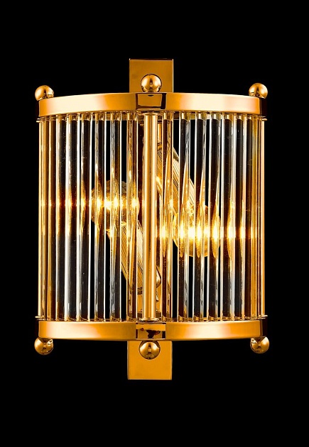 Настенный светильник Crystal Lux Tadeo AP2 Gold/Transparente фото 2