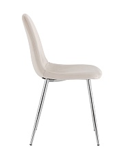 Кухонный стул Stool Group Валенсия SN велюр бежевый хромированные ножки OS-001L HLR-2 sl 2