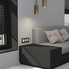 Рамка Werkel AluMax на 3 поста черный алюминий W0033508 4690389204074 1