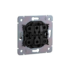 Выключатель STRONG 3 кл 10А с/у графит KRANZ KR-78-0707-6 2