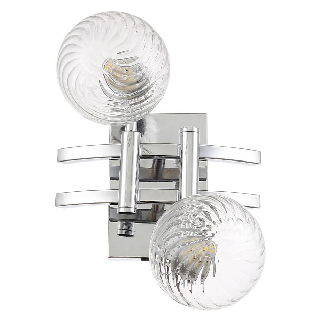 Бра Crystal Lux Luxury AP2 Chrome Фото № 4