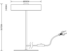 Настольная лампа Arte Lamp Elnath A5038LT-3WH 1