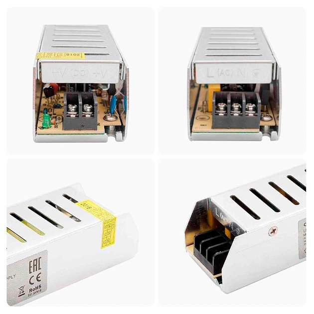 Блок питания Apeyron 12V 75W IP20 6,25A 03-48 Фото № 8