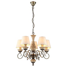 Подвесная люстра Arte Lamp Ivory A9070LM-5AB 1