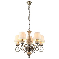 Подвесная люстра Arte Lamp Ivory A9070LM-5AB 1