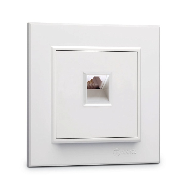 Розетка тf евро Makel Karea 56001014 Фото № 1
