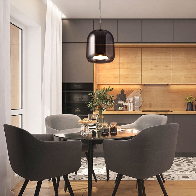 Подвесной светодиодный светильник Maytoni Madmen MOD128PL-L6BR Фото № 4