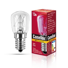 Лампа накаливания Camelion E14 15W 15/P/CL/E14 12116