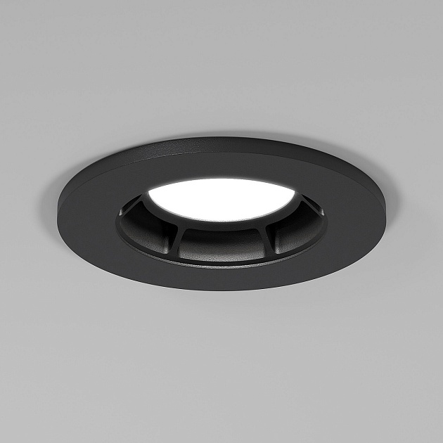 Встраиваемый светильник Elektrostandard Asimo 25009/01 черный a064265 фото 