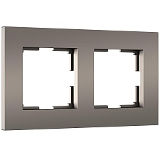 Рамка Werkel Slab на 2 поста бронза матовый W0022963 4690389193408