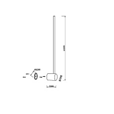 Настенный светодиодный светильник Maytoni Light Stick MOD237WL-L6B3K 2