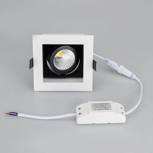Встраиваемый светодиодный светильник Arlight CL-Kardan-S102x102-9W White 024124 фото 4