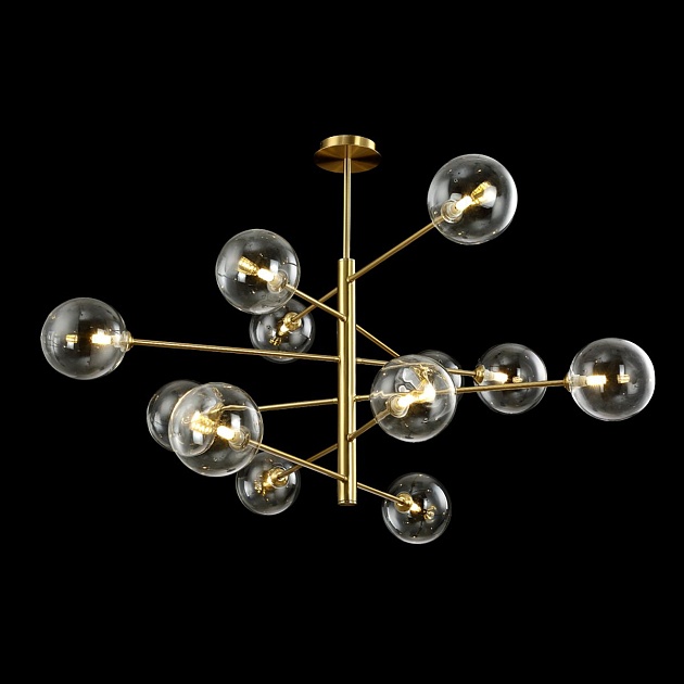 Подвесная люстра Crystal Lux Marzo SP12 Bronze/Transparente Фото № 4