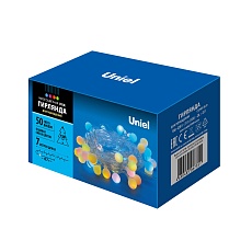 Светодиодная гирлянда Uniel Радуга 220V разноцветный ULD-S0700-050/DTA RGB IP20 Rainbow 09581 4