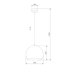 Подвесной светильник TK Lighting 2085 Yoda Black 1