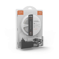 Светодиодная лента Gauss 14,4W/m 120LED/m 2835SMD теплый белый 5M BT085 2