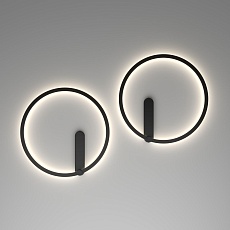 Настенный светодиодный светильник Denkirs Round DK5035-BK 1